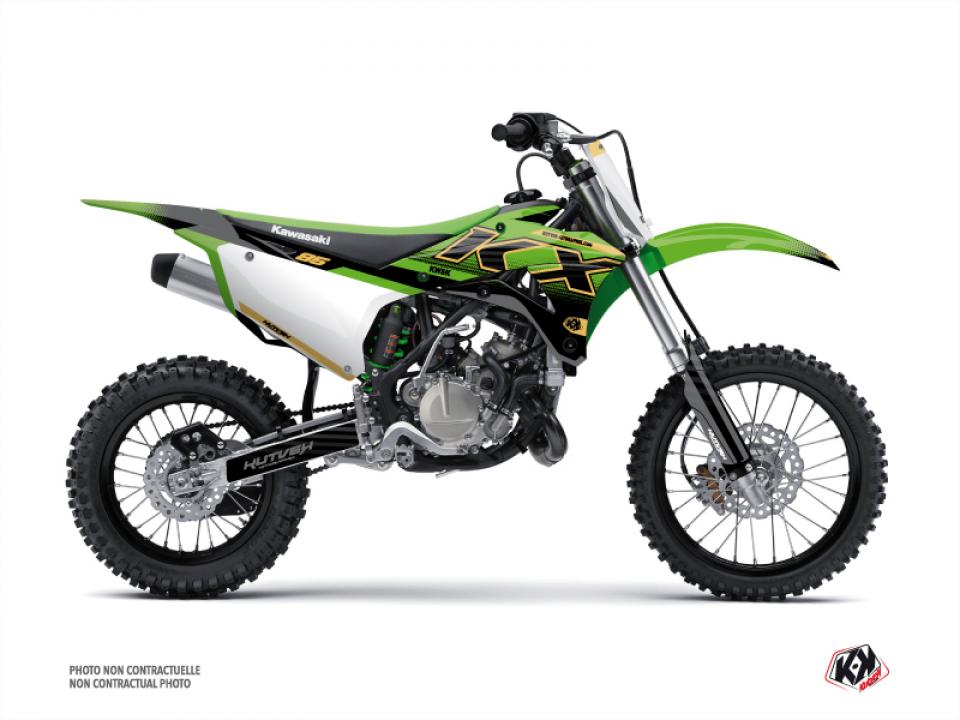 Autocollant stickers Kutvek pour Moto Kawasaki 85 Kx Grandes Roues 2014 à 2023 Neuf