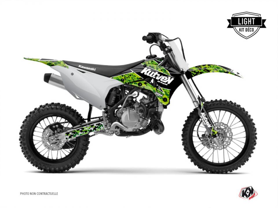 Autocollant stickers Kutvek pour Moto Kawasaki 85 Kx Grandes Roues 2022 à 2023 Neuf