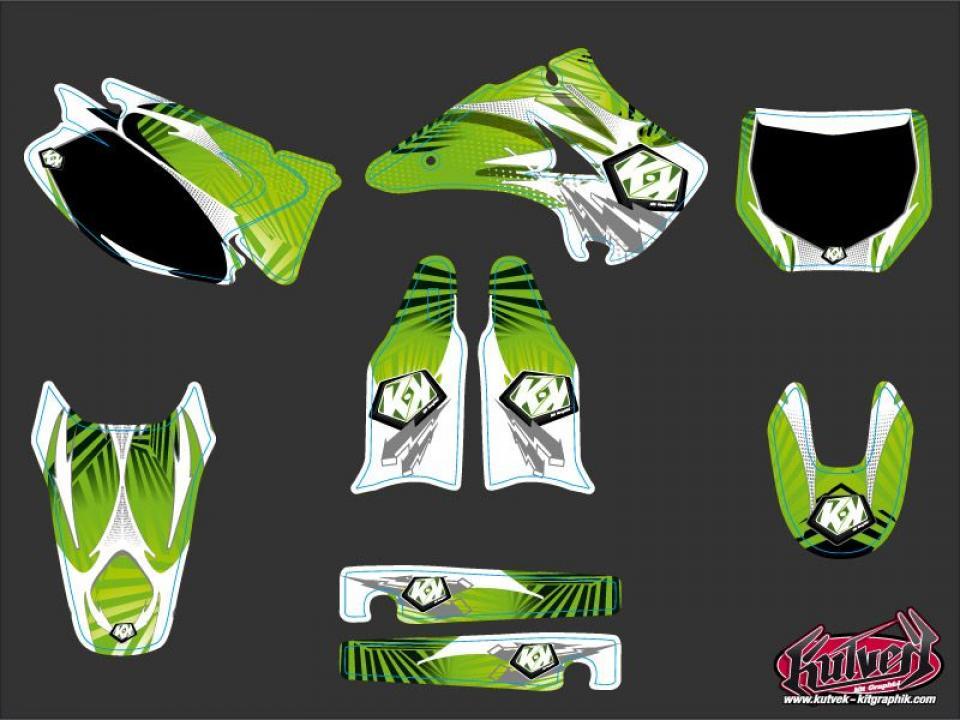 Autocollant stickers Kutvek pour Moto Kawasaki 125 KX 2004 à 2008 Neuf