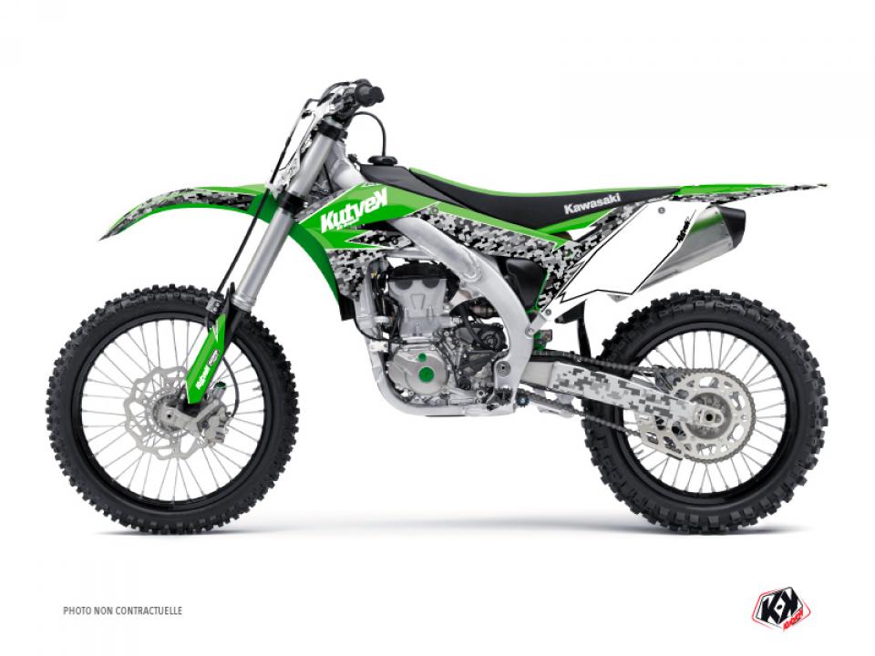 Autocollant stickers Kutvek pour Moto Kawasaki 250 KX 1999 à 2002 Neuf