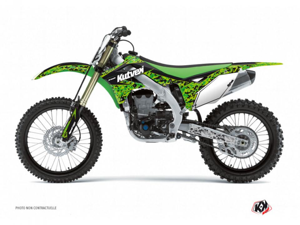 Autocollant stickers Kutvek pour Moto Kawasaki 250 KX 2004 à 2008 Neuf