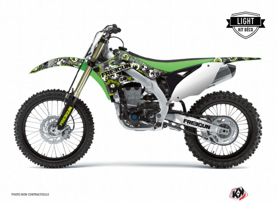 Autocollant stickers Kutvek pour Moto Kawasaki 250 Kx-F 4T 2006 à 2008 Neuf