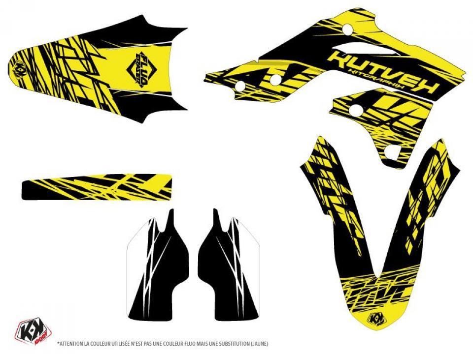 Autocollant stickers Kutvek pour Moto Kawasaki 250 Kx-F 4T 2009 à 2012 Neuf