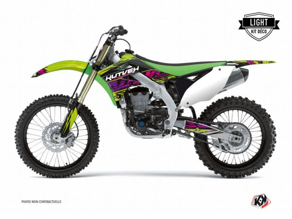 Autocollant stickers Kutvek pour Moto Kawasaki 250 Kx-F 4T 2009 à 2012 Neuf