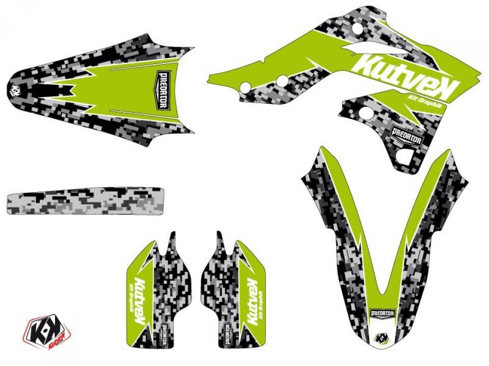 Autocollant stickers Kutvek pour Moto Kawasaki 250 Kx-F 4T 2017 à 2020 Neuf