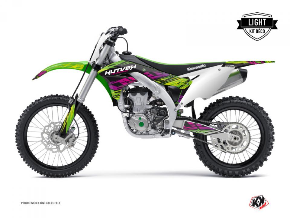 Autocollant stickers Kutvek pour Moto Kawasaki 450 Kx-F 4T 2006 à 2008 Neuf