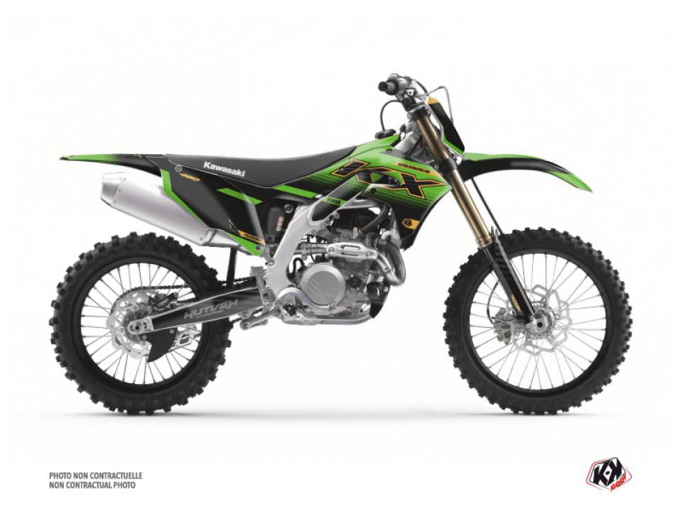 Autocollant stickers Kutvek pour Moto Kawasaki 450 Kx-F 4T 2009 à 2011 Neuf