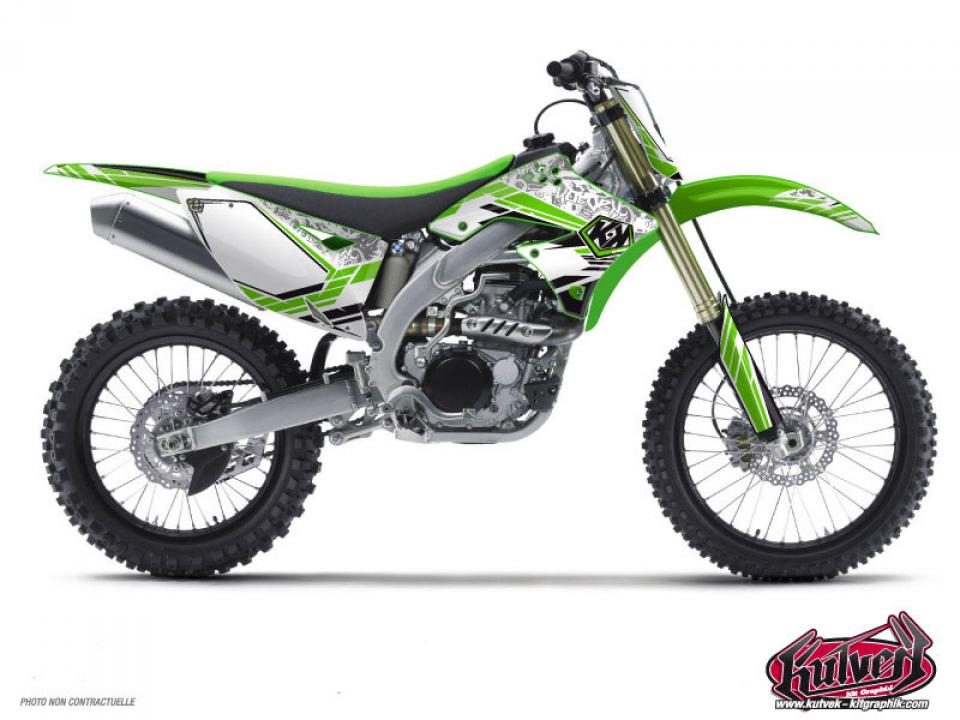 Autocollant stickers Kutvek pour Moto Kawasaki 450 Kx-F 4T 2012 Neuf