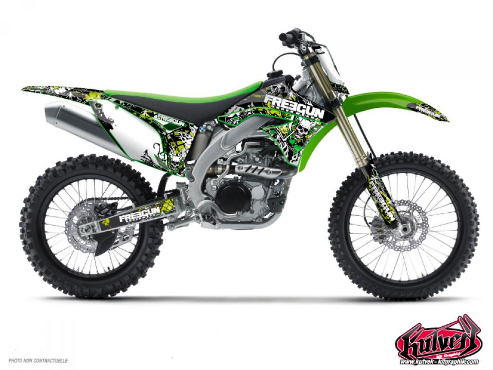 Autocollant stickers Kutvek pour Moto Kawasaki 450 Kx-F 4T 2012 Neuf