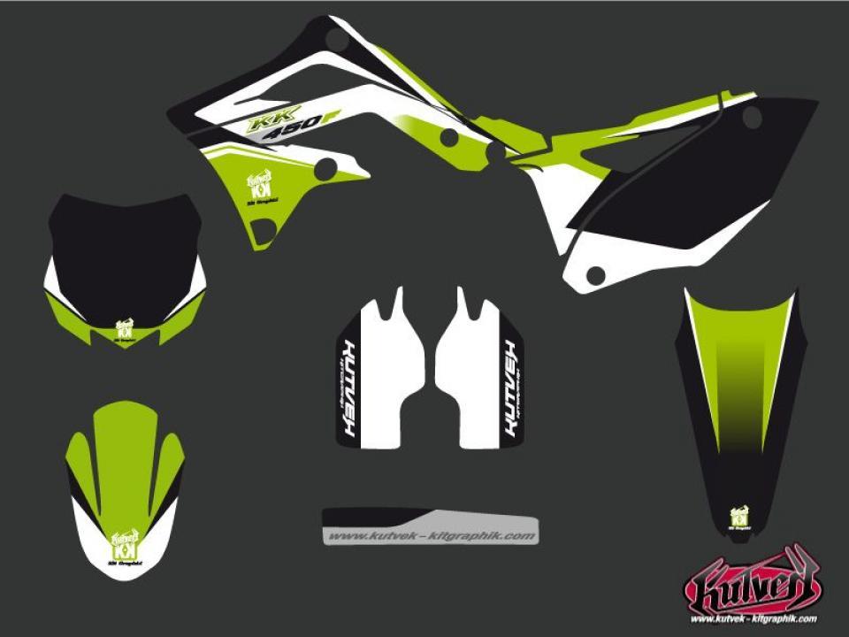 Autocollant stickers Kutvek pour Moto Kawasaki 450 Kx-F 4T 2012 Neuf