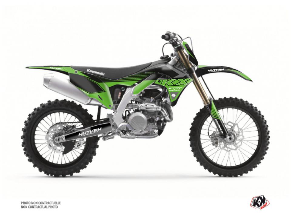 Autocollant stickers Kutvek pour Moto Kawasaki 450 Kx-F 4T 2013 à 2015 Neuf