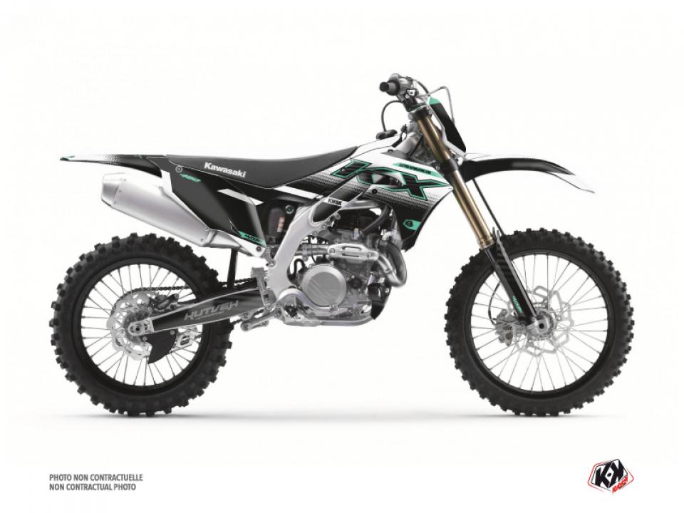 Autocollant stickers Kutvek pour Moto Kawasaki 450 Kx-F 4T 2013 à 2015 Neuf