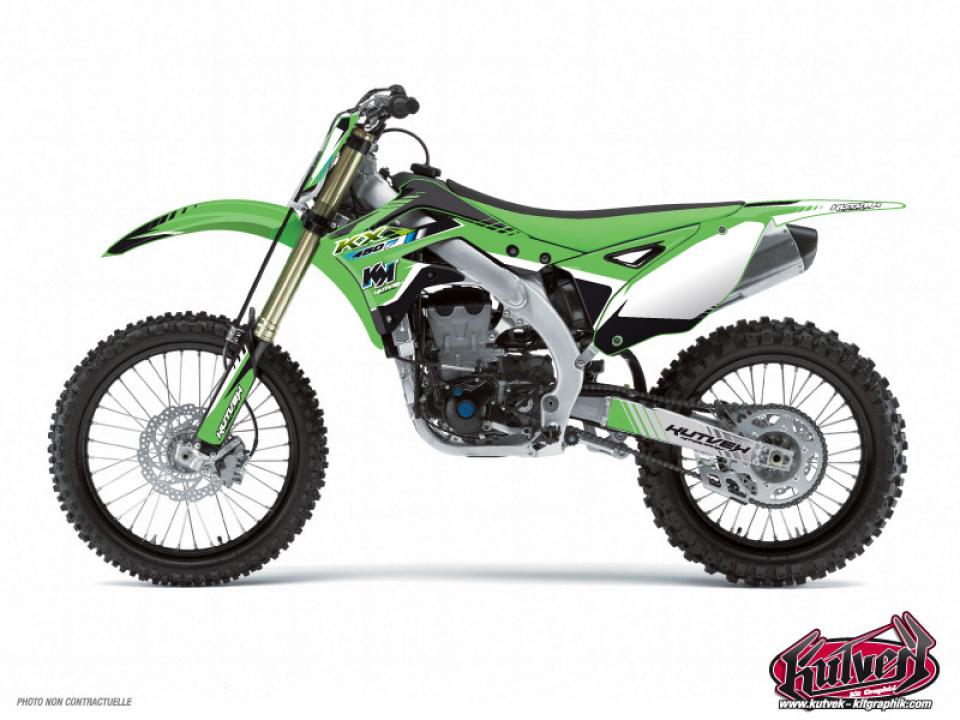 Autocollant stickers Kutvek pour Moto Kawasaki 450 Kx-F 4T 2019 Neuf