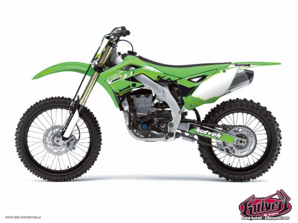 Autocollant stickers Kutvek pour Moto Kawasaki 450 Kx-F 4T 2019 Neuf