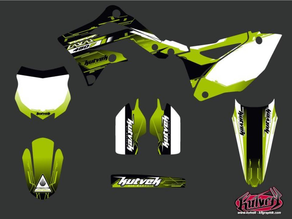 Autocollant stickers Kutvek pour Moto Kawasaki 450 Kx-F 4T 2019 Neuf