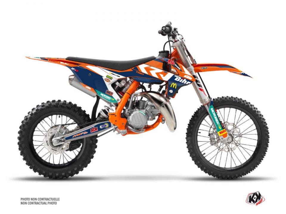 Autocollant stickers Kutvek pour Moto KTM 85 Sx Grandes Roues 2006 à 2012 Neuf