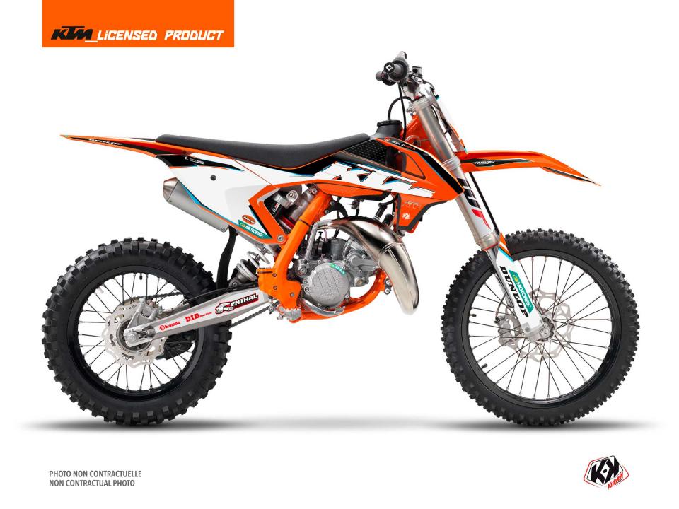 Autocollant stickers Kutvek pour Moto KTM 85 Sx Grandes Roues 2013 à 2014 Neuf