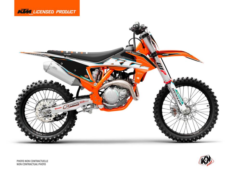 Autocollant stickers Kutvek pour Moto KTM 250 Sx-F 4T 2019 à 2022 Neuf