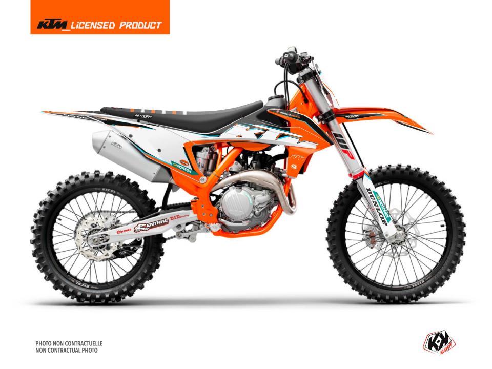 Autocollant stickers Kutvek pour Moto KTM 350 Sx-F 4T 2019 à 2022 Neuf