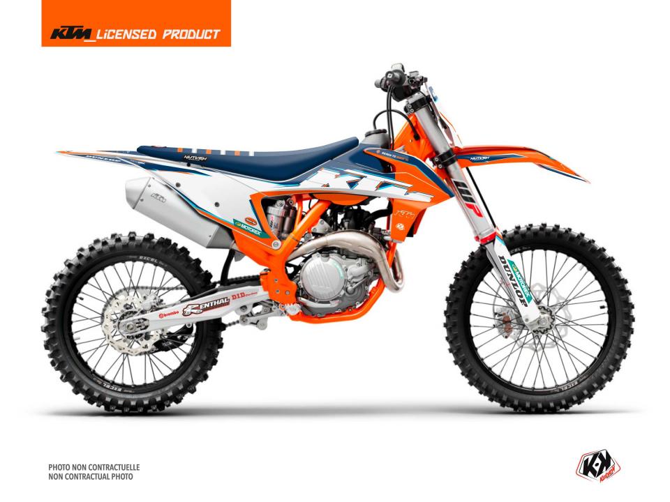 Autocollant stickers Kutvek pour Moto KTM 450 Sx-F 4T 2019 à 2022 Neuf