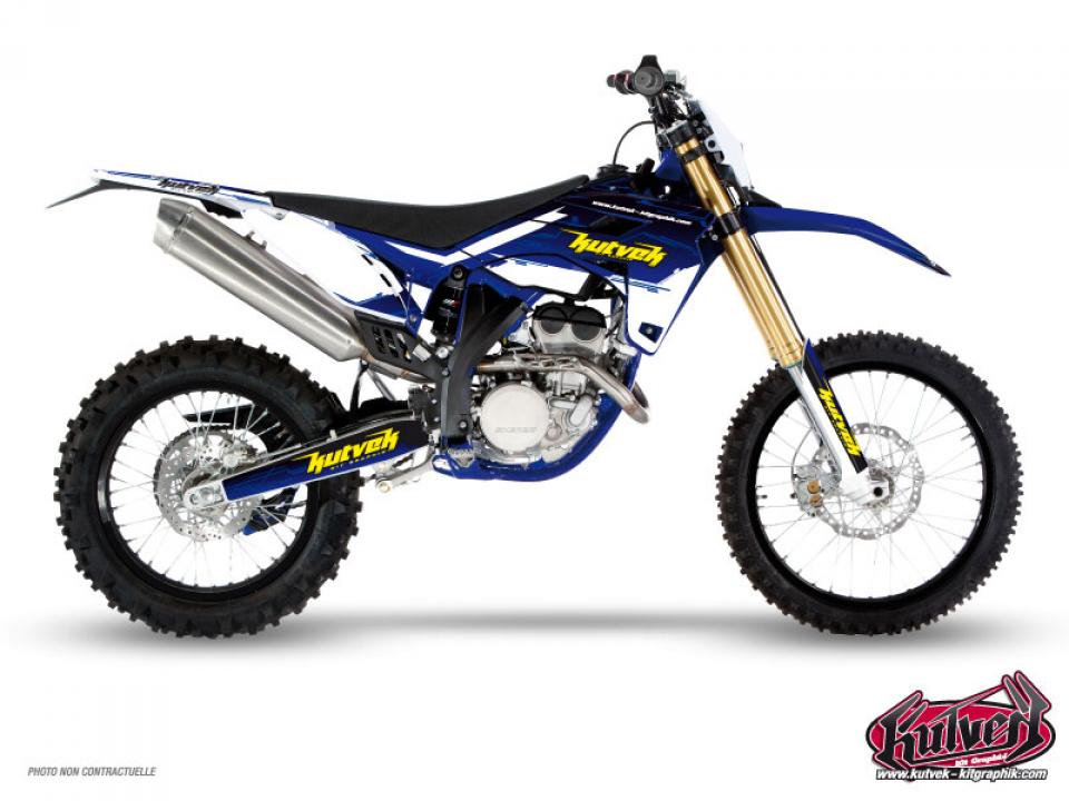 Autocollant stickers Kutvek pour Moto Sherco 250 2.5I 2T Enduro 2005 à 2008 Neuf