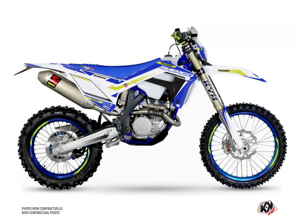 Autocollant stickers Kutvek pour Moto Sherco 125 Se 2T Enduro 2019 à 2022 Neuf