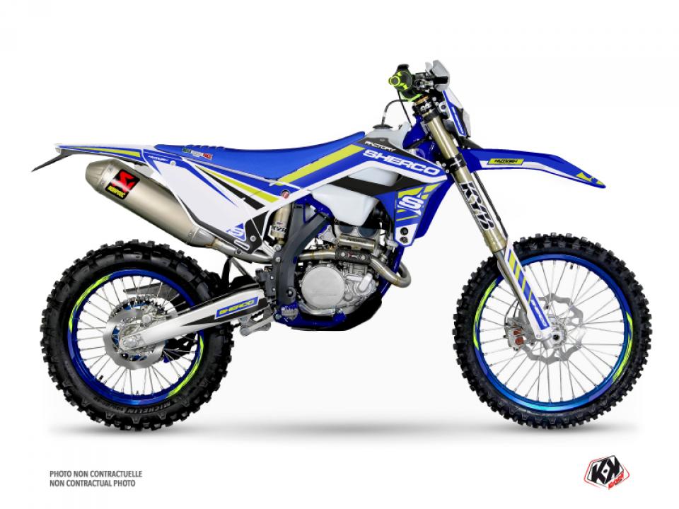 Autocollant stickers Kutvek pour Moto Sherco 125 Se 2T Enduro 2019 à 2022 Neuf