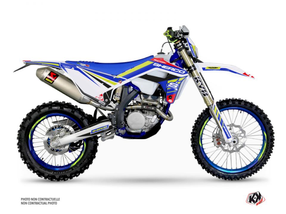 Autocollant stickers Kutvek pour Moto Sherco 125 Se 2T Enduro 2019 à 2022 Neuf