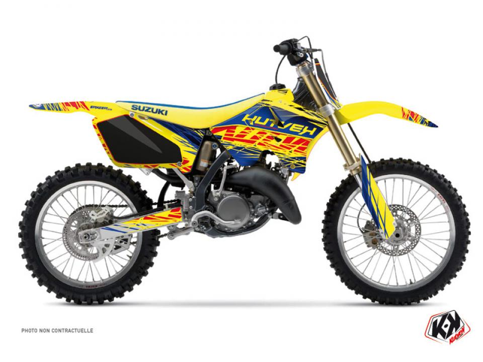 Autocollant stickers Kutvek pour Moto Suzuki 125 RM 1989 à 1992 Neuf
