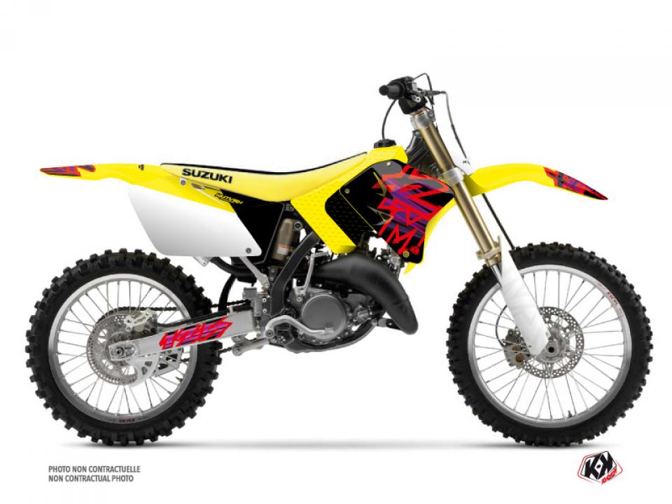 Autocollant stickers Kutvek pour Moto Suzuki 125 RM 1996 à 1998 Neuf