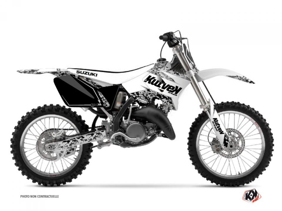 Autocollant stickers Kutvek pour Moto Suzuki 125 RM 2001 à 2002 Neuf