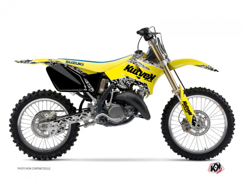 Autocollant stickers Kutvek pour Moto Suzuki 125 RM 2001 à 2002 Neuf