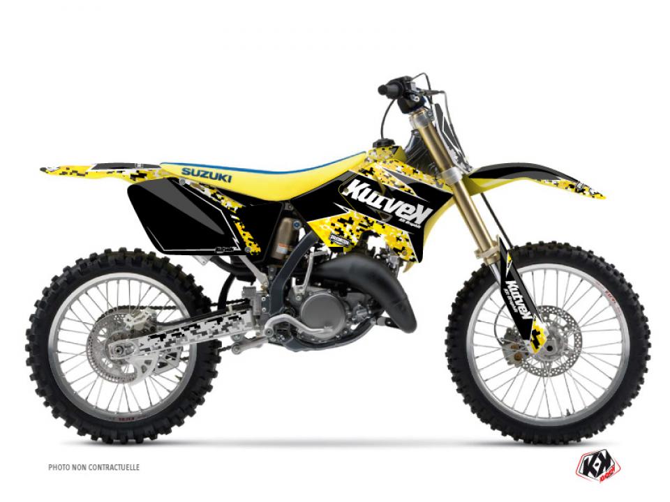 Autocollant stickers Kutvek pour Moto Suzuki 125 RM 2003 à 2012 Neuf