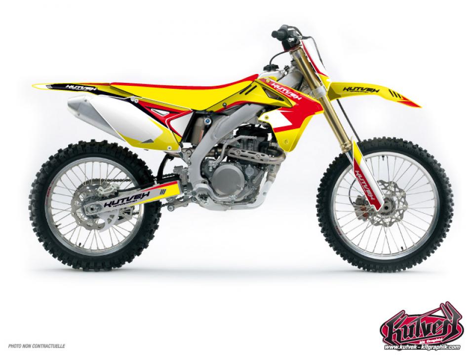 Autocollant stickers Kutvek pour Moto Suzuki 250 RM 1989 à 1992 Neuf