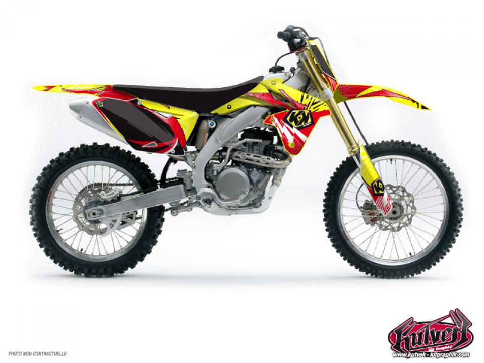 Autocollant stickers Kutvek pour Moto Suzuki 250 RM 2004 à 2008 Neuf