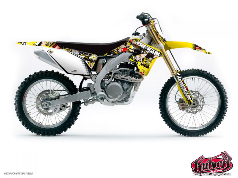 Autocollant stickers Kutvek pour Moto Suzuki 250 RM 2004 à 2008 Neuf