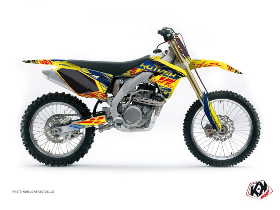 Autocollant stickers Kutvek pour Moto Suzuki 250 Rm-Z 4T 2007 à 2009 Neuf