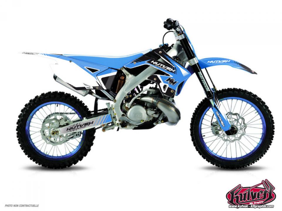 Autocollant stickers Kutvek pour Moto TM 125 Mx 2T Cross 2015 à 2019 Neuf