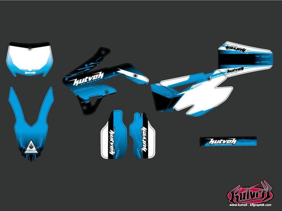 Autocollant stickers Kutvek pour Moto TM 125 Mx 2T Cross 2015 à 2019 Neuf