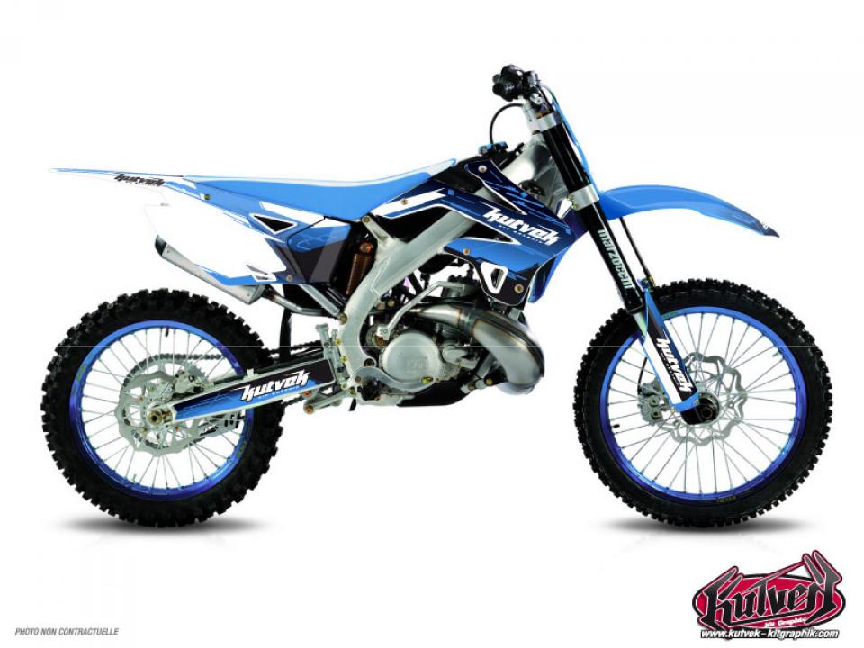 Autocollant stickers Kutvek pour Moto TM 144 Mx 2T Cross 2015 à 2019 Neuf