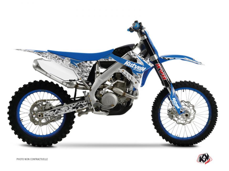 Autocollant stickers Kutvek pour Moto TM 250 Mx 2T Cross 2015 à 2019 Neuf