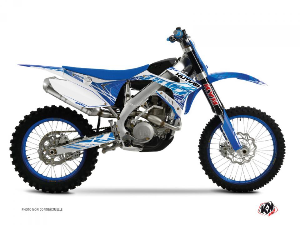 Autocollant stickers Kutvek pour Moto TM 250 Mx 2T Cross 2015 à 2019 Neuf