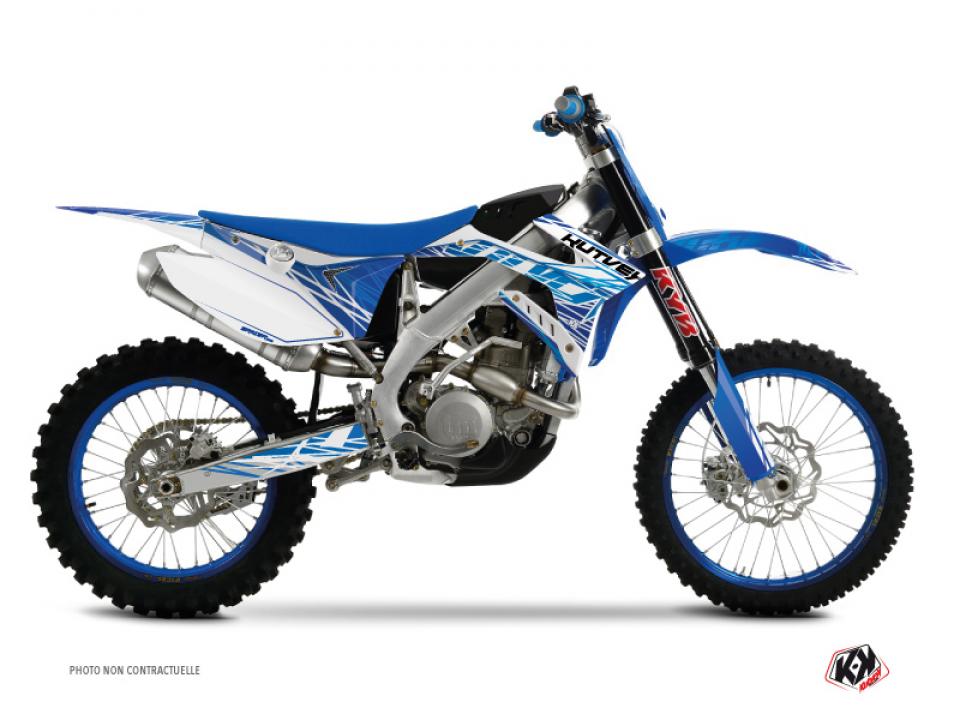 Autocollant stickers Kutvek pour Moto TM 250 Mx 2T Cross 2015 à 2019 Neuf