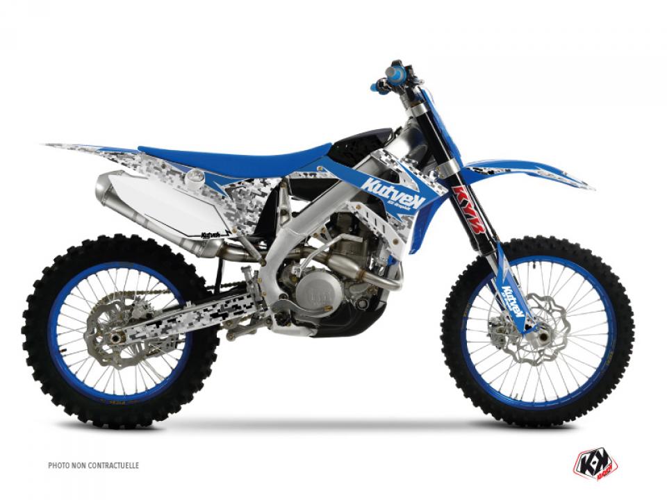 Autocollant stickers Kutvek pour Moto TM 300 Mx 2T Cross 2015 à 2019 Neuf