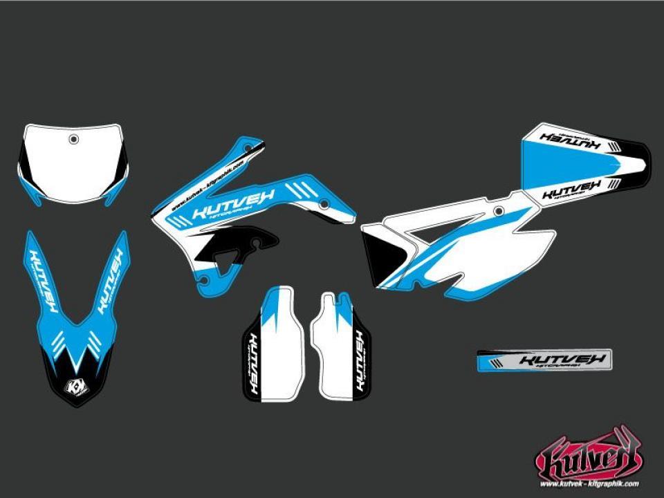 Autocollant stickers Kutvek pour Moto TM 250 Mx Fi 4T Cross 2020 à 2023 Neuf