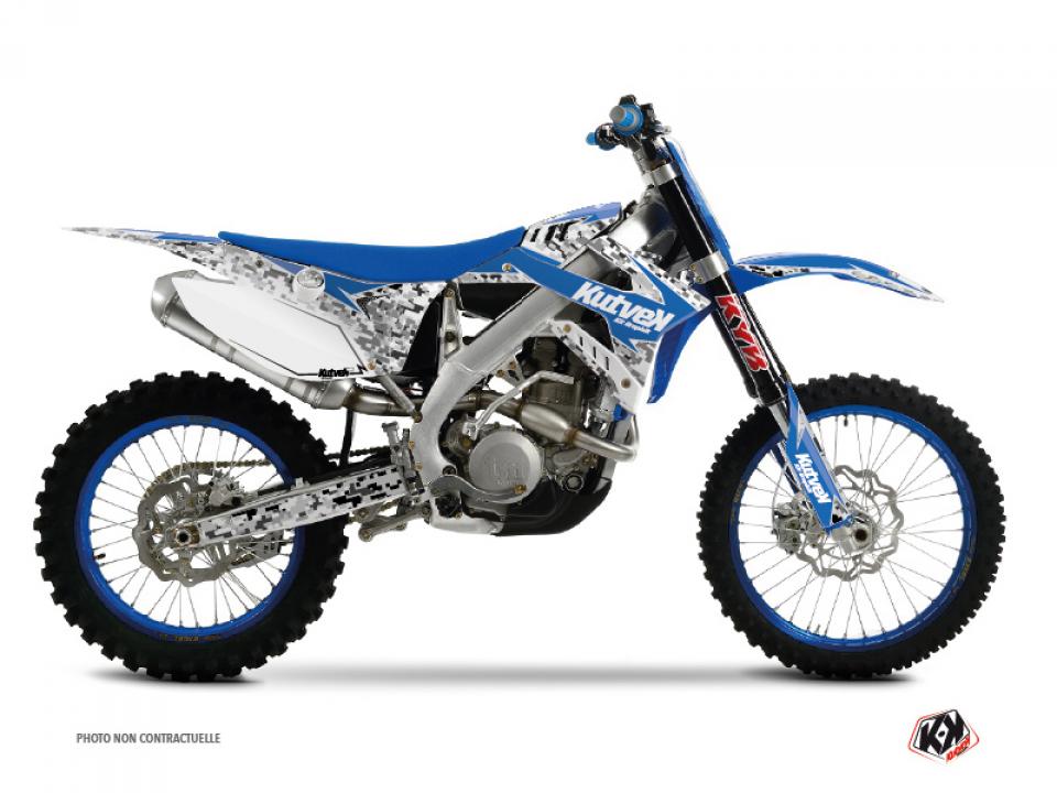 Autocollant stickers Kutvek pour Moto TM 450 Mx Fi 4T Cross 2015 à 2019 Neuf