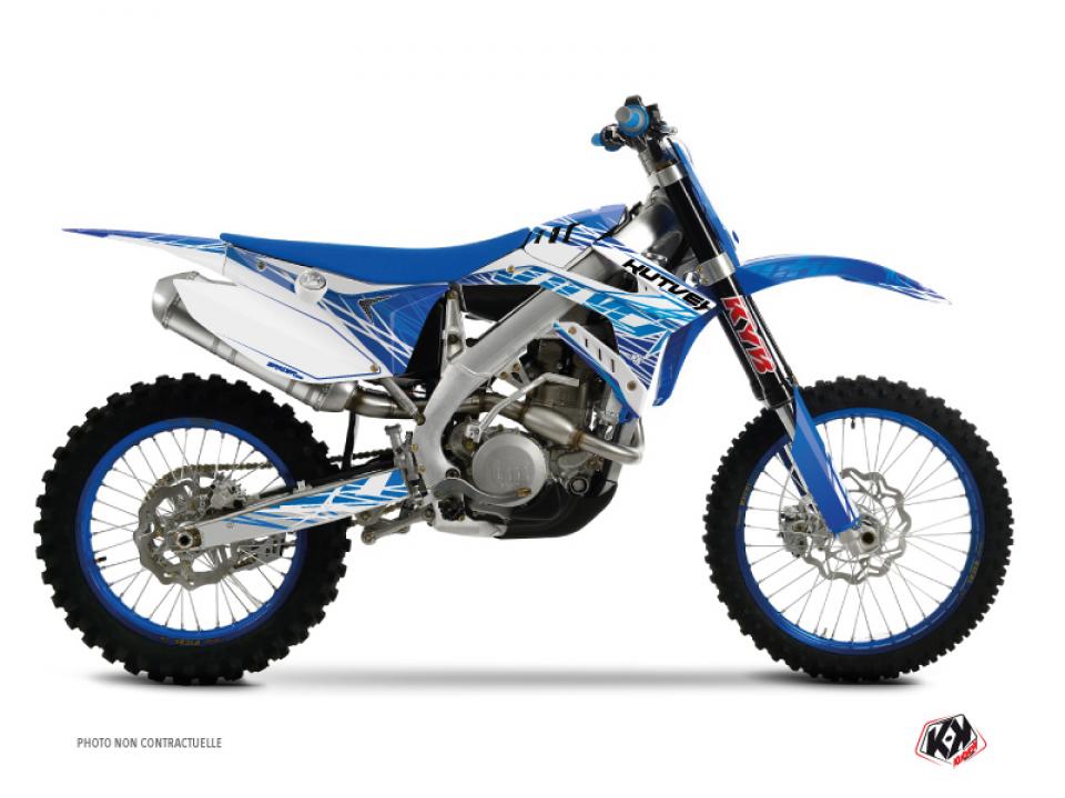 Autocollant stickers Kutvek pour Moto TM 450 Mx Fi 4T Cross 2015 à 2019 Neuf