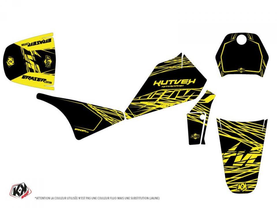 Autocollant stickers Kutvek pour Moto Yamaha 80 PW 1983 à 2012 Neuf