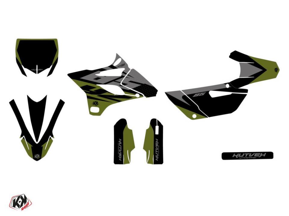 Autocollant stickers Kutvek pour Moto Yamaha 85 YZ grandes roues 2019 à 2021 Neuf