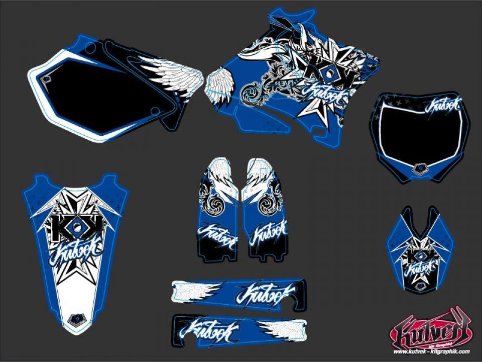 Autocollant stickers Kutvek pour Moto Yamaha 125 YZ 2005 Neuf